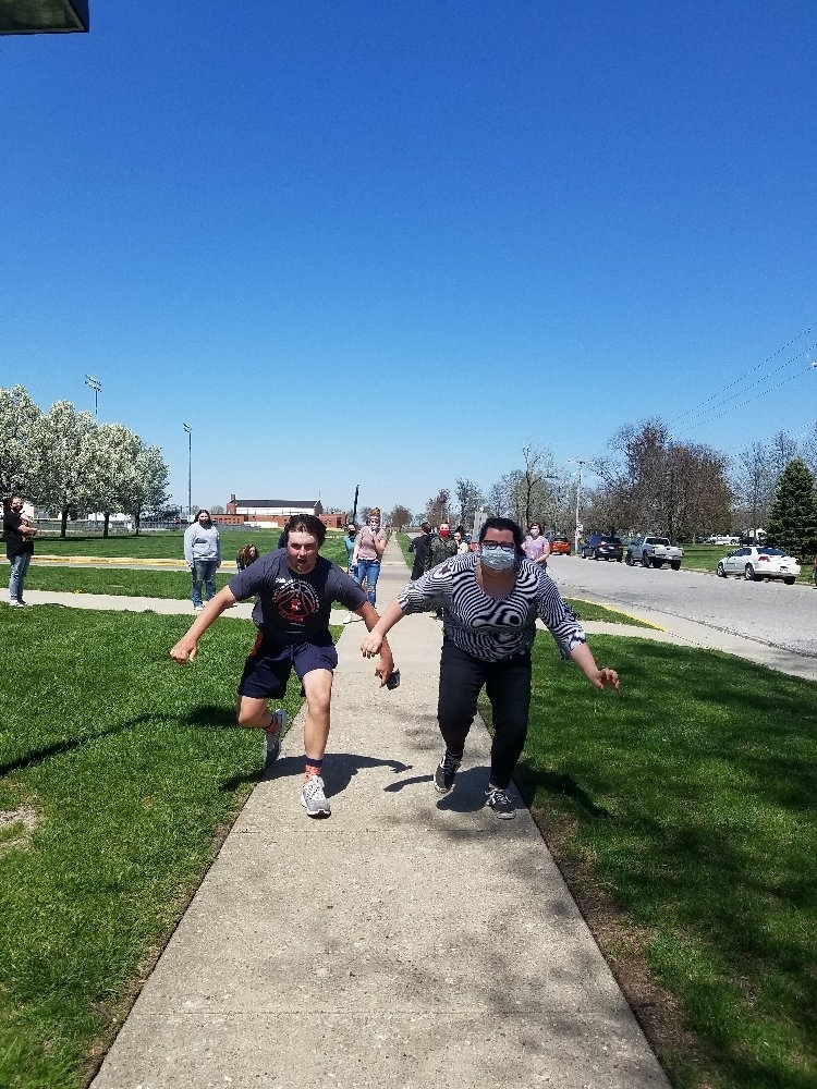 outdoor relay race