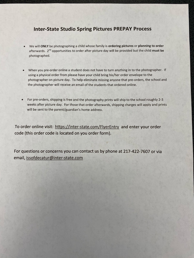 Directions on PreOrder Process